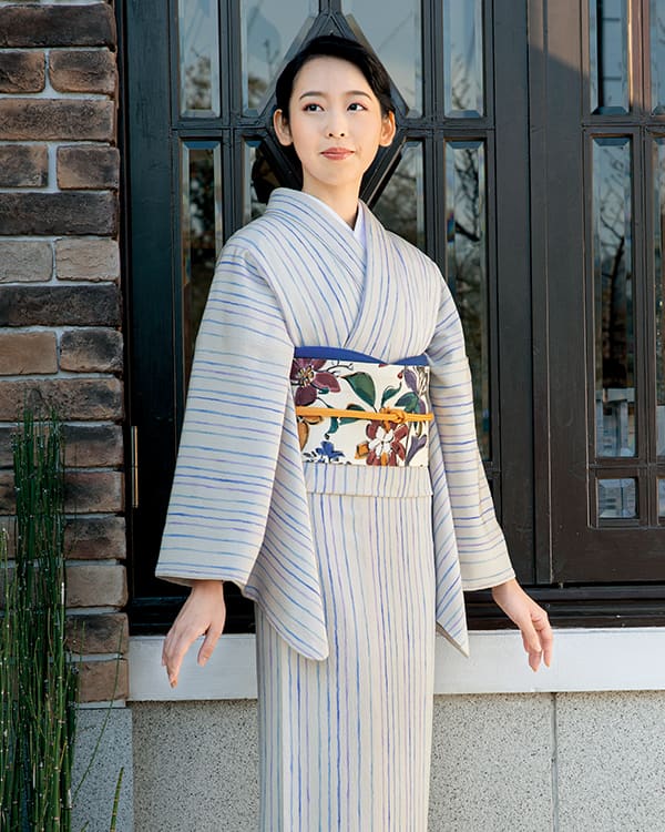 1609.手描き 風景画 色留袖 一つ紋 塔 寺 神社 共八掛 正絹 着物正絹